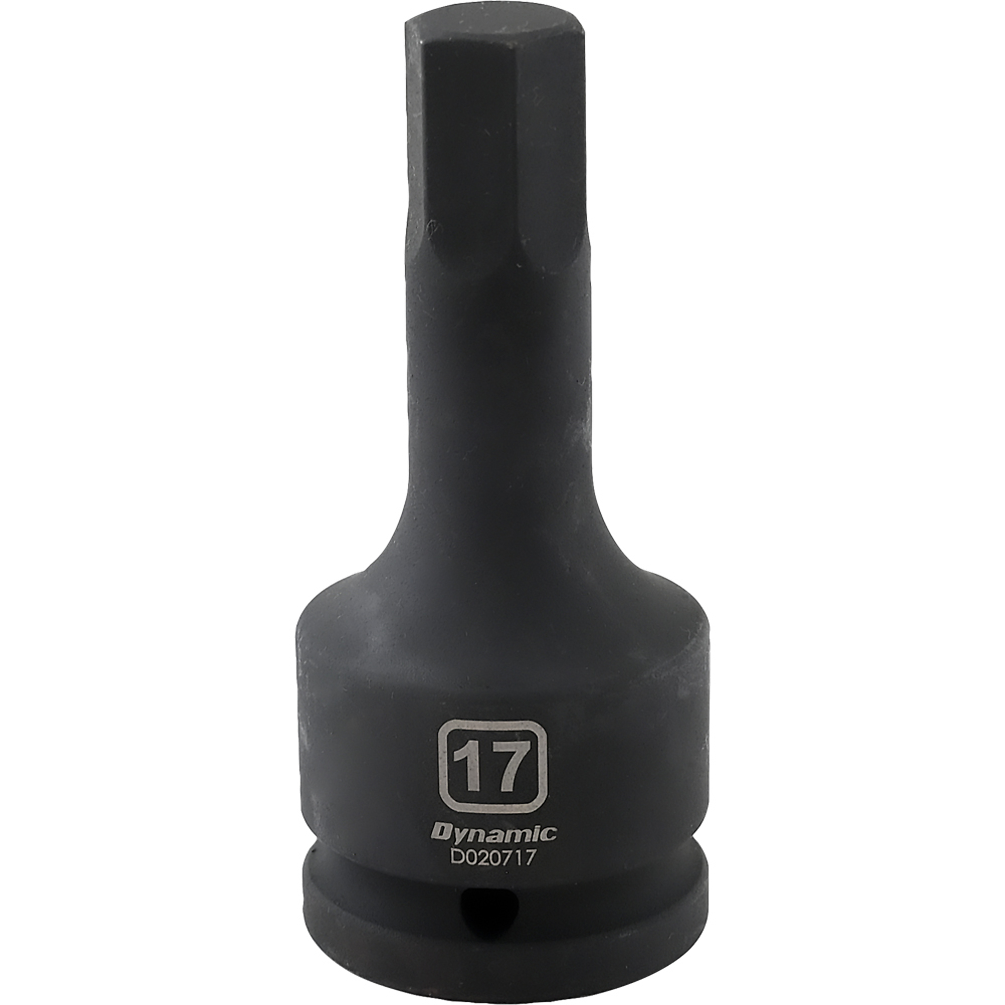 Dynamic Tools 3/4" Drive Metric Hex Head, 17mm, Bit Impact Socket